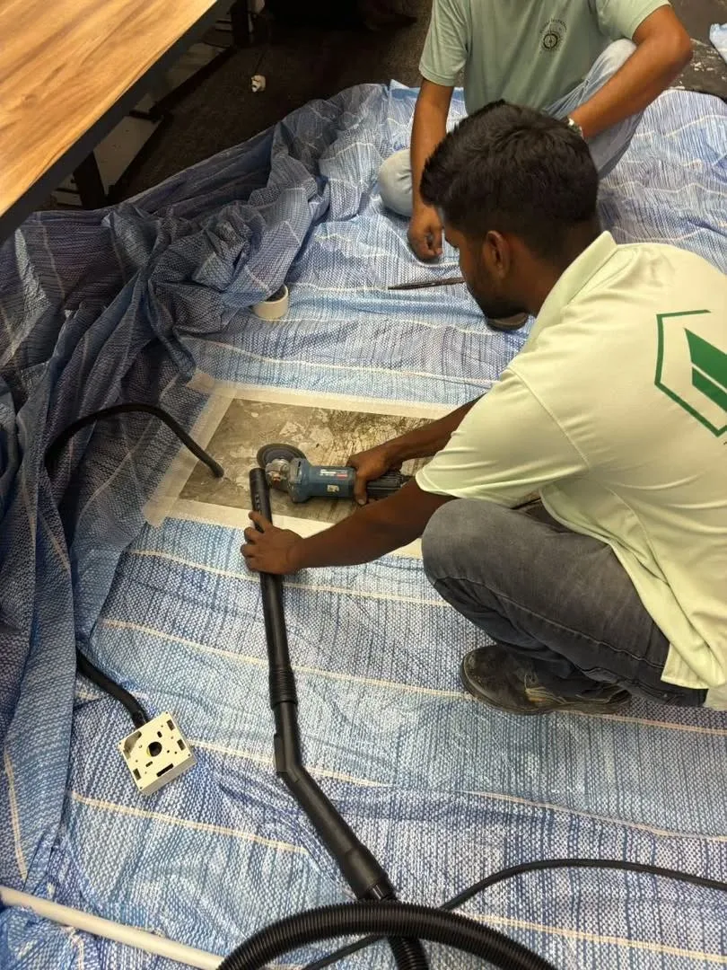 ALCOM air conditioning and cabling